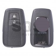 OEM Smart Key for Toy C-HR Buttons:2 / Frequency:434MHz / Transponder: Tiris DST AES / First Page:A9 / Model:BR2EX / Blade signature:TOY-94 / Immobiliser system:Smart System / Part. No.: 89904-F4010 / Keyless Go OEM Smart Key for Toy C-HR Buttons:2 / Frequency:434MHz / Transponder: Tiris DST AES / First Page:A9 / Model:BR2EX / Blade signature:TOY-94 / Immobiliser system:Smart System / Part. No.: 89904-F4010 / Keyless Go
