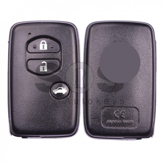OEM Smart Key for Toy Buttons:3 / Frequency:433MHz / Transponder:4D67 80-Bit / First Page:98 / Keyless Go