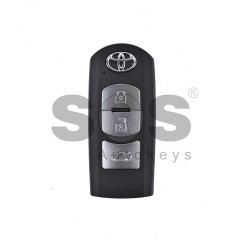 OEM Smart Key for Toyota Buttons:3 / Frequency:433 MHz / Transponder:HITAG PRO/PCF 7953 / First Page:32 / Mitsubishi Electronics / Blade Signature:MAZ-24R/MAZ-14 / Immobiliser System:Smart Module / Keyless Go