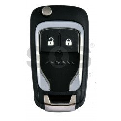 OEM Flip Key for Vauxhall  Adam Light Buttons:2 / Frequency: 433MHz / Transponder: PCF7937/ HITAG2/ID46 / Blade signature: HU100 / Immobiliser System: BCM / Part No: 13401810 VALEO