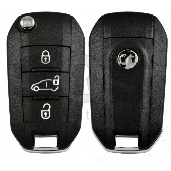 OEM Flip Key for Vauxhall Vivaro 2019+ Buttons: 3 / Frequency: 434MHz / Transponder: HITAG AES/ Blade signature: HU83 / Part No : 6 232 270 80