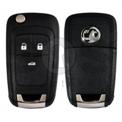 OEM Flip Key for Vauxhall  Corsa D/E Buttons:2 / Frequency: 433MHz / Transponder: PCF7941 / Blade signature: HU100 / Immobiliser System: BCM / Part No: GM:95507072	