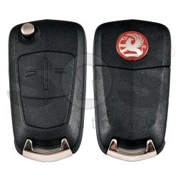 OEM Flip Key for Vauxhall Corsa C Buttons:2 / Frequency: 433MHz / Transponder: PCF7935 / Blade signature: HU100   / Siemens VDO / Part No: 13.213.488/13213488	