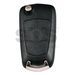OEM Flip Key for Vauxhall Corsa C Buttons:2 / Frequency: 433MHz / Transponder: PCF7935 / Blade signature: HU100   / Siemens VDO / Part No: 13.213.488/13213488	