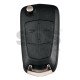 OEM Flip Key for Vauxhall Corsa C Buttons:2 / Frequency: 433MHz / Transponder: PCF7935 / Blade signature: HU100   / Siemens VDO / Part No: 13.213.488/13213488	