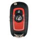 OEM Flip Key for Vauxhall  Astra K Buttons:2 / Transponder: HITAG2/ ID46 / Blade signature: HU100 / Part No 39027353 /Red / Little scratched 