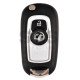 OEM Flip Key for Vauxhall  Astra K Buttons:2 / Transponder: HITAG2/ ID46 / Blade signature: HU100 / Part No 39027353	 /White 