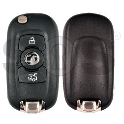 OEM Flip Key for Vauxhall Buttons:3 / Transponder: PCF7961/NCF296/HITAG2/ID46	/ Blade signature: HU100 