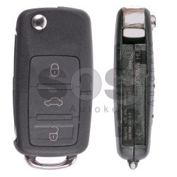 Flip Key for Volkswagen Touareg/ Phaeton Buttons:3 / Frequency:433MHz / Transponder: PCF7946/ ID46 / Blade signature:HU66 / Immobiliser System:KESSY / Part No: 3D0959753AK/ 3D0959753AA/ 3D0959753AM Flip Key for Volkswagen Touareg/ Phaeton Buttons:3 / Frequency:433MHz / Transponder: PCF7946/ ID46 / Blade signature:HU66 / Immobiliser System:KESSY / Part No: 3D0959753AK/ 3D0959753AA/ 3D0959753AM