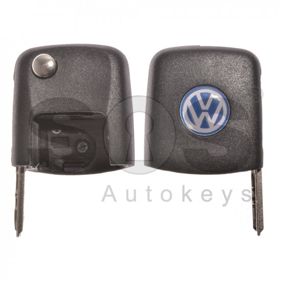 OEM Flip Key for VW CRAFTER (HEAD) Transponder: ID48/ ID48CAN / Blade signature:HU64 / Immobiliser System: Dashboard / Manufacture:HELLA