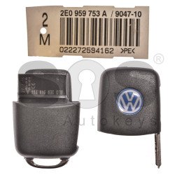 Flip Key for Volkswagen Crafter Buttons:3 / Frequency:434MHz / Transponder: Megamos Crypto/ ID48 (Locked) / Blade signature:HU66 / Part No: 2E0959753A (Only Remote) Flip Key for Volkswagen Crafter Buttons:3 / Frequency:434MHz / Transponder: Megamos Crypto/ ID48 (Locked) / Blade signature:HU66 / Part No: 2E0959753A (Only Remote)