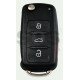 Flip Key for VW MQB Buttons:3+1P / Frequency:315MHz / MEGAMOS AES / KEYLESS GO / Blade signature:HU66 / Immobiliser System: Dashboard / Part No: 5K0959753BM