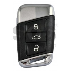 OEM Smart Key for VW 2020+ Buttons:3+1P/ Frequency:315MHz / Transponder:NCP21A2W HITAG PRO / Blade signature:HU162T / Part No: 3G0 959 752 CA/ Keyless GO