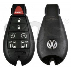 OEM Smart Key for VW  Buttons:6+1P/ Frequency:433MHz / Transponder:PCF 7941 / Blade signature: / Part No: FCC ID: 1YZ-C01C / Automatic Start