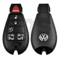 OEM Smart Key for VW  Buttons:5+1P/ Frequency:433MHz / Transponder:PCF 7941 / Blade signature: / Part No: FCC ID: 1YZ-C01C