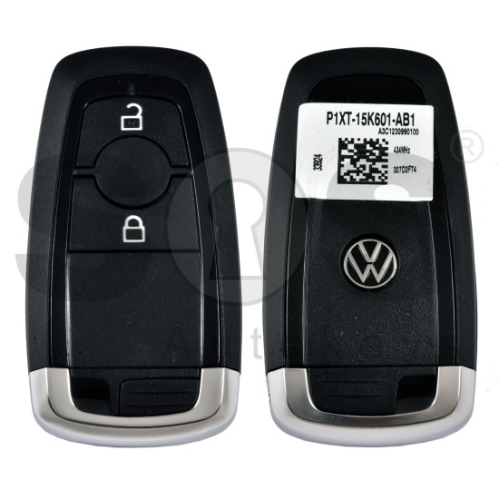 OEM Smart Key for VW  2025+  Buttons:2 / Frequency:434MHz / Transponder: HITAG PRO  /   Part No:   P1XT-15K601-AB1    / Keyless GO