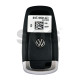 OEM Smart Key for VW  2025+  Buttons:2 / Frequency:434MHz / Transponder: HITAG PRO  /   Part No:   N1XT-15K601-AC1    / Keyless GO