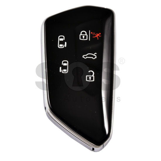 OEM Smart Key for VW TRANSPORTER 2021+  Buttons:5 / Frequency:434MHz / Transponder: 5D / NCF295 LOCKED / Part No: 1T3 959 753 C / 1T3959753C / Keyless GO