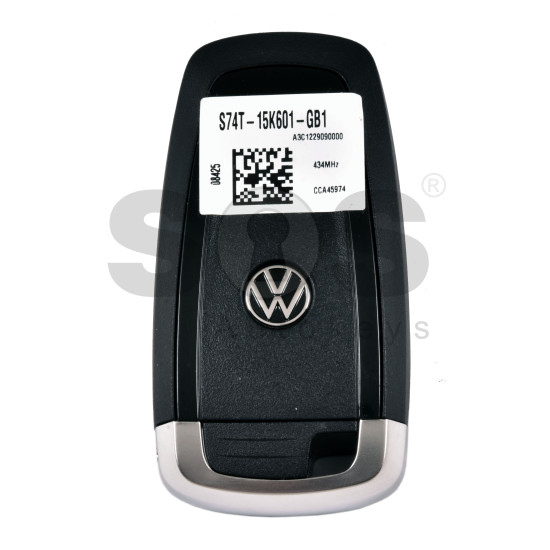OEM Smart Key for VW 2025+ Buttons:4 / Frequency:434MHz / Transponder: HITAG PRO / Part No: S74T-15K601-GB1 / Keyless GO OEM Smart Key for VW 2025+ Buttons:4 / Frequency:434MHz / Transponder: HITAG PRO / Part No: S74T-15K601-GB1 / Keyless GO