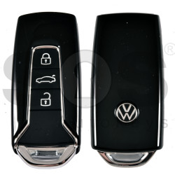 OEM Smart Key for VW  TOUAREG 2018+  Buttons:3 / Frequency:434MHz / Transponder: MLB CHIP LOCKED  /   Part No:  3F0 959 754 D/3F0959754D   / Keyless GO / Condition : RED