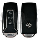 OEM Smart Key for VW  TOUAREG 2018+  Buttons:3 / Frequency:434MHz / Transponder: MLB CHIP LOCKED  /   Part No:  3F0 959 754 D/3F0959754D   / Keyless GO / Condition : RED
