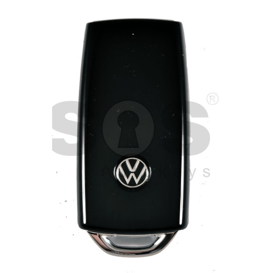 OEM Smart Key for VW  TOUAREG 2018+  Buttons:3 / Frequency:434MHz / Transponder: MLB CHIP LOCKED  /   Part No:  3F0 959 754 D/3F0959754D   / Keyless GO / Condition : RED