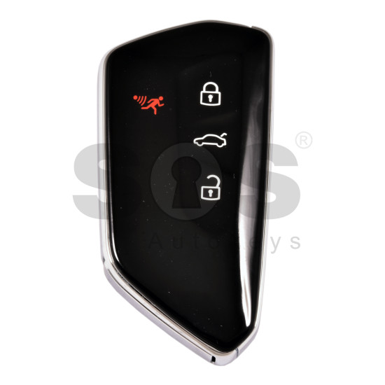 OEM Smart Key for VW 2020+  Buttons:3+1 / Frequency:433MHz / Transponder: 5D/NCF295 / Part No:  5H0.959.753BH/BS / Keyless GO
