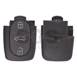 Flip Key for VW Buttons:3 / Frequency:433MHz / Transponder:ID48/ ID48CAN / Blade signature:HU66 / Immobiliser System: Dashboard / Part No: 1J0959753B  (Remote Only)