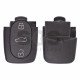 Flip Key for VW Buttons:3 / Frequency:433MHz / Transponder:ID48/ ID48CAN / Blade signature:HU66 / Immobiliser System: Dashboard / Part No: 1J0959753B  (Remote Only)