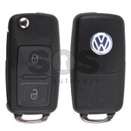 OEM Flip Key for VW Buttons:2 / Frequency:434MHz / Transponder: ID48/ID48CAN / Blade signature:HU66 / Immobiliser System:Dashboard / Part No: 1J0959753CT (Remote Only) OEM Flip Key for VW Buttons:2 / Frequency:434MHz / Transponder: ID48/ID48CAN / Blade signature:HU66 / Immobiliser System:Dashboard / Part No: 1J0959753CT (Remote Only)
