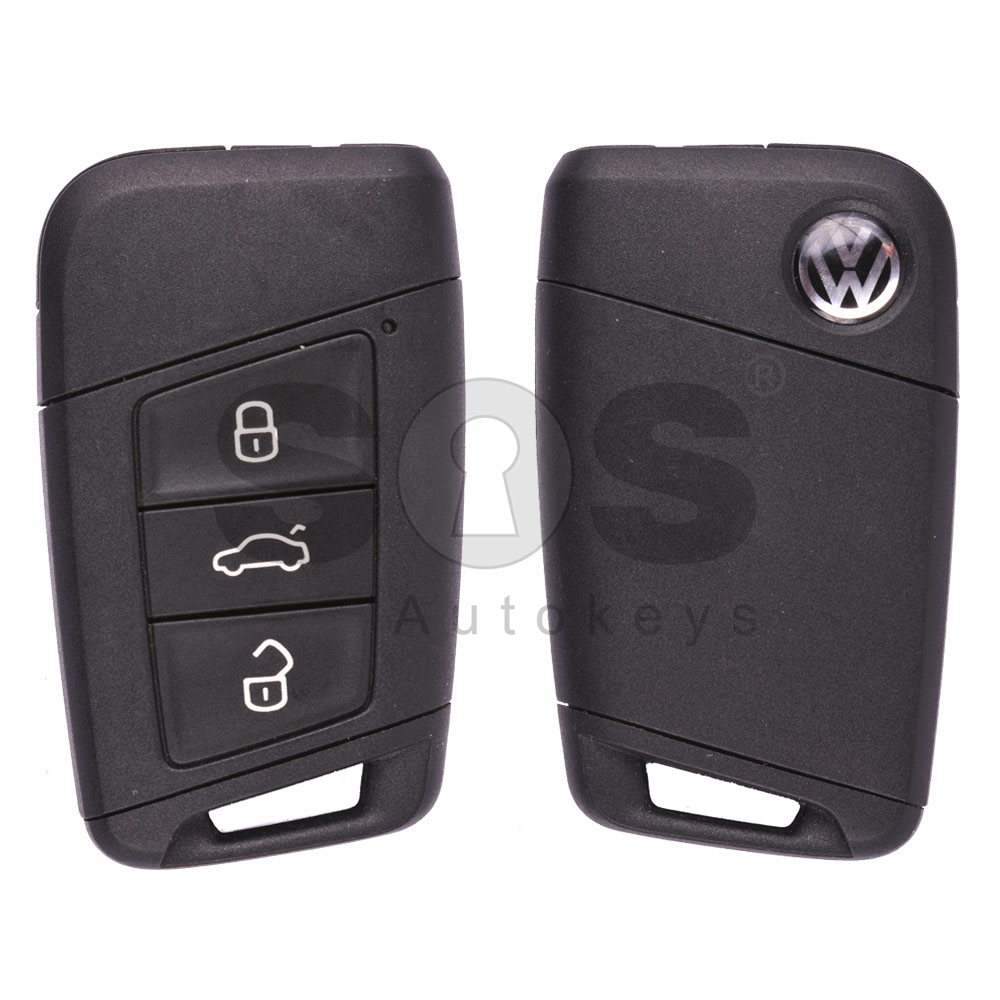 Für VW Passat B8 Arteon Jetta Klar Transparent Auto Smart Key