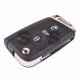 OEM Flip Key for VW Golf 7 Buttons:3 / Frequency:434MHz / Transponder:MEGAMOS 88/ AES / Blade signature:HU66 / Immobiliser System:MQB / Part No: 5G0959753AD / Keyless GO