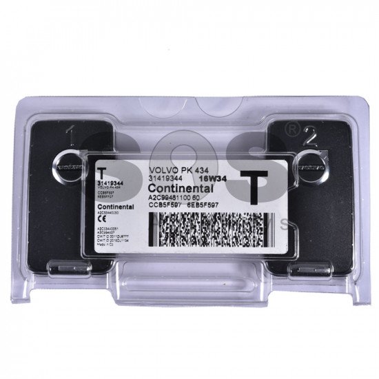 OEM Smart Key for Volvo T Buttons:5 / Frequency:434MHz / Transponder: PCF7953 / 7945/ HITAG2/ ID46 VIRGIN / Blade signature:HU101 / Immobiliser System: Smart / Part No: 5WK49224 / Keyless Go