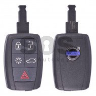 OEM Smart Key for Volvo R Buttons:5 / Frequency:447MHz / Transponder:ID48 VIRGIN / Blade signature:HU101 / Immobiliser System: Smart Part No: 5WK49352 / 31300259 / Korean Market