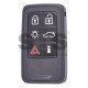 OEM Smart Key for Volvo S Buttons:6 / Frequency:868MHz / Transponder: PCF7945/ 7953/ ID46 VIRGIN / Blade signature:HU101 / Immobiliser System:Smart / Part No: 5WK49225 / Keyless GO