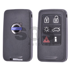 OEM Smart Key for Volvo W Buttons:6 / Frequency:902MHz / Transponder: PCF7953 / 7945 / ID46 VIRGIN / Blade signature:HU101 / Immobiliser System:Smart / Part No: 5WK49226 / Keyless Go