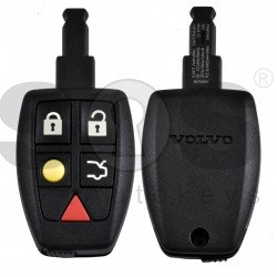 OEM Smart Key for Volvo L Buttons:5 / Frequency:434MHz / Transponder: ID48 / Blade signature:HU101 / 