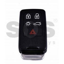 Smart Key for Volvo Buttons:5 / Frequency:434MHz / Transponder: PCF7945/7953/ID46 VIRGIN / Blade signature:HU101 / Immobiliser System:Smart / Part. No: 30659637