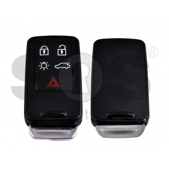 Smart Key for Volvo Buttons:5 / Frequency:434MHz / Transponder: PCF7945/7953/ID46 VIRGIN / Blade signature:HU101 / Immobiliser System:Smart / Part. No: 30659637