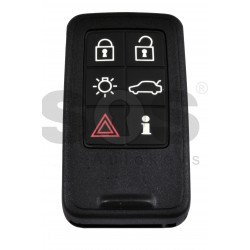 OEM Smart Key for Volvo W Buttons:6 / Frequency:434MHz / Transponder: PCF7953 / 7945 / Blade signature:HU101 / Immobiliser System:Smart / Part No: 5WK49266/267/268/269 / Keyless Go