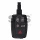 OEM Smart Key for Volvo L Buttons:5 / Frequency:434MHz / Transponder:ID48 VIRGIN / Blade signature:HU101 / Immobiliser System: Smart / Part No: 5WK48965 / 30772202
