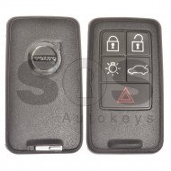 OEM Smart Key for Volvo T Buttons:5 / Frequency:434MHz / Transponder: PCF7953 / 7945/ HITAG2/ ID46 VIRGIN / Blade signature:HU101 / Immobiliser System: Smart / Part No: 5WK49224 / Keyless Go
