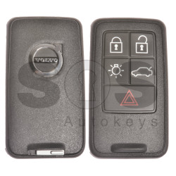 OEM Smart Key for Volvo T Buttons:5 / Frequency:434MHz / Transponder: PCF7953 / 7945/ HITAG2/ ID46 VIRGIN / Blade signature:HU101 / Immobiliser System: Smart / Part No: 5WK49224 / Keyless Go