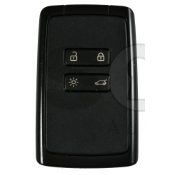 OEM Smart Card Ren Megane 4/ Talisman Buttons:4 / Frequency:433MHz / Transponder:HITAG AES / NCF29A1M/ Blade signature:VA2 / Immobiliser System:BCM / Part. No: 285977147R / Keyless GO / BLACK COLOR