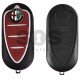 Key Shell (Flip) for Alfa Romeo Buttons:3 / Blade signature: SIP22 / (With Logo) New type