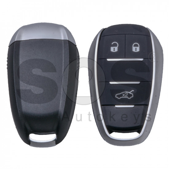 Key Shell (Smart) for Alfa Romeo Giulia/Stelvio Buttons:3 / Blade signature: SIP22 / (Without Logo)