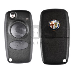 Key Shell (Flip) for Alfa Romeo Buttons:3 / Blade signature: SIP22 / (With Logo) Old Design