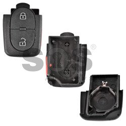Key Shell (Back Part - Flip) for VAG Buttons: 2+1 Panic / Blade signature: HU66 / Battery: 2032 / (Round)