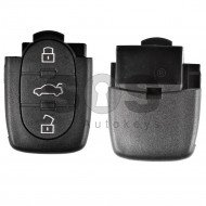 Key Shell (Back Part - Flip) for VAG Buttons:3 / Blade signature:HU66 / Battery: 2032 / (Round)