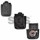Key Shell (Back Part- Flip) for VAG Buttons:2 / Blade signature: HU66 / Battery: 1620 / (Round)